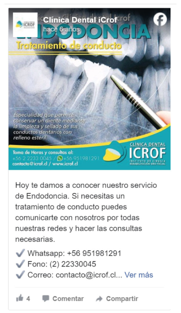 Endodoncia - Clínica Dental ICROF - Vitacura - Las Condes