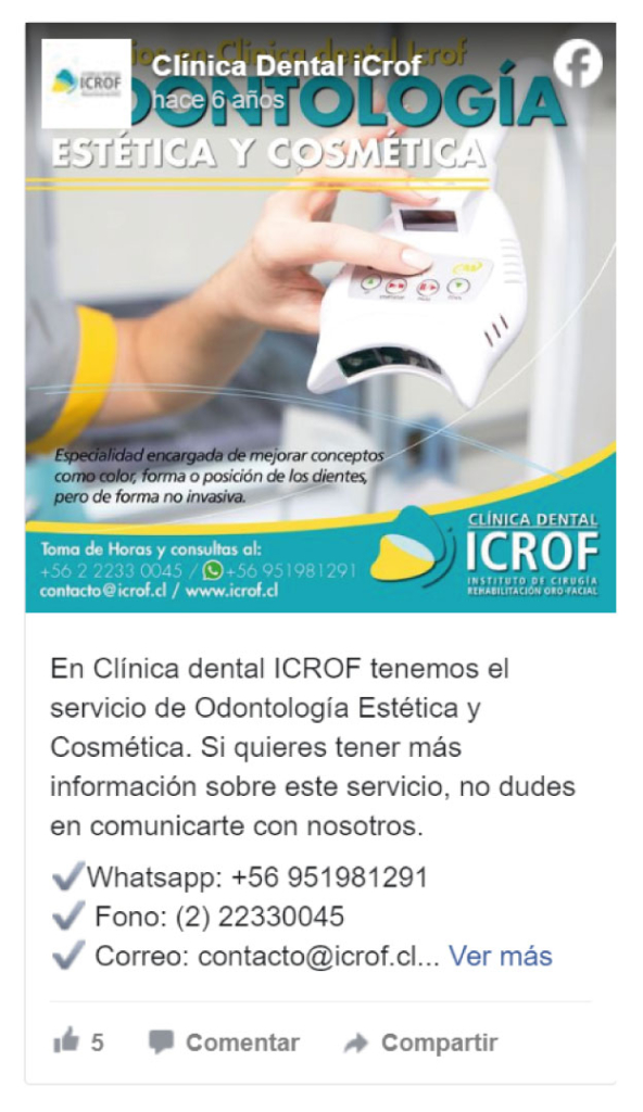 Odontología Estética u Odontología Cosmética - Clínica Dental ICROF - Vitacura - Las Condes